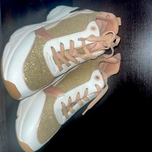 Rose Gold Aldo High sneakers